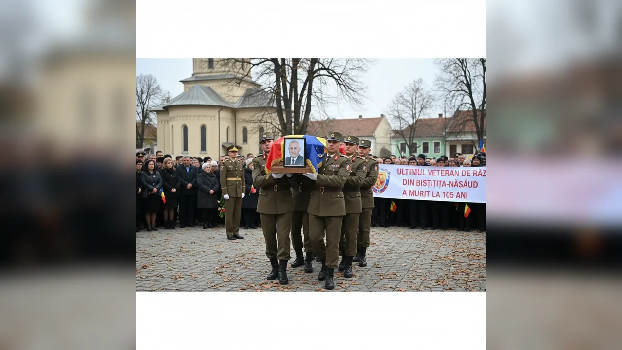 Ultimul veteran de război din Bistrița-Năsăud a murit la 105 ani