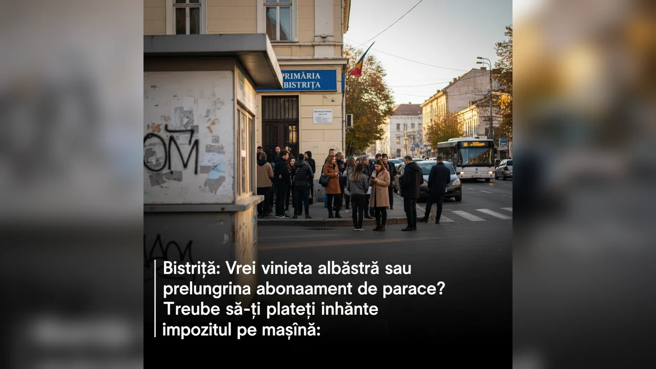Vinieta albastră sau abonament de parcare, plătește întâi impozitul