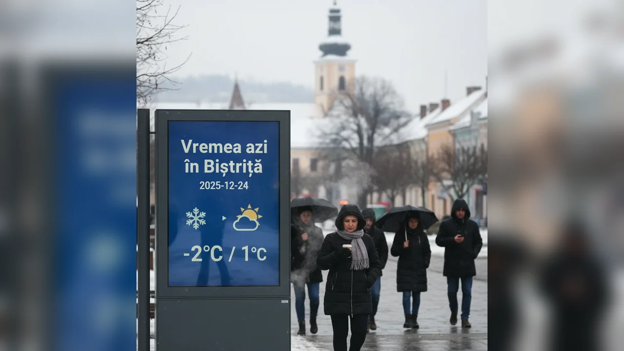 Vremea azi în Bistrita — 2025-12-24