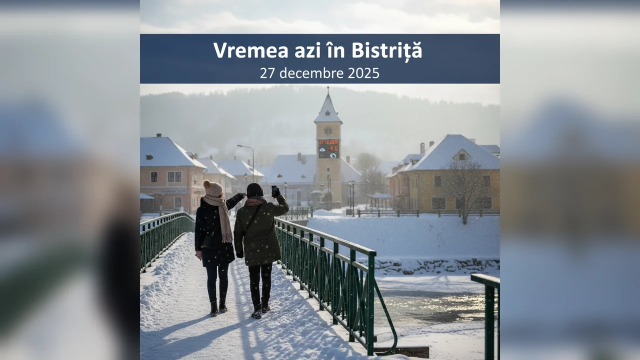 Vremea azi în Bistrița – 27 decembrie 2025