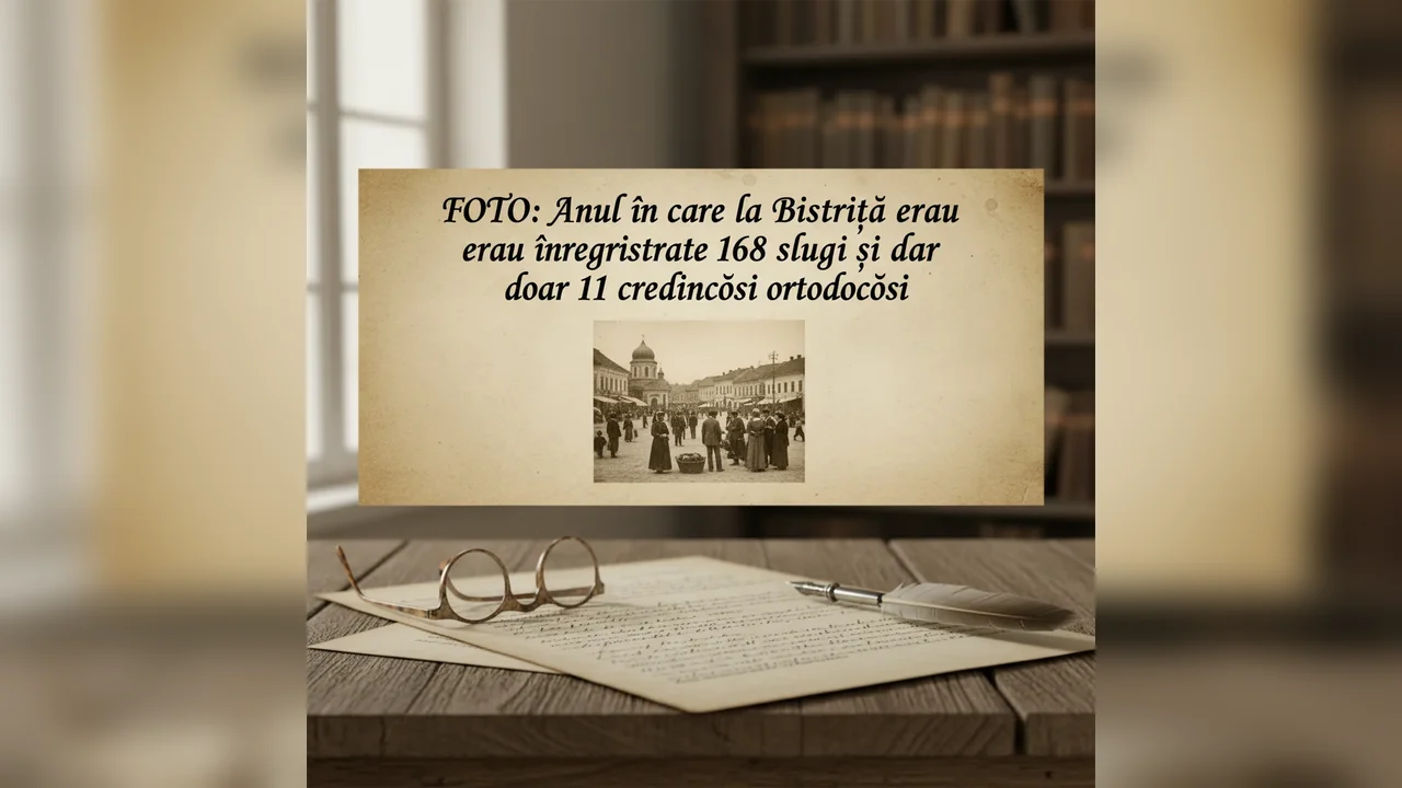 Vremea când la Bistrița existau 168 de slugi și numai 11 ortodocși