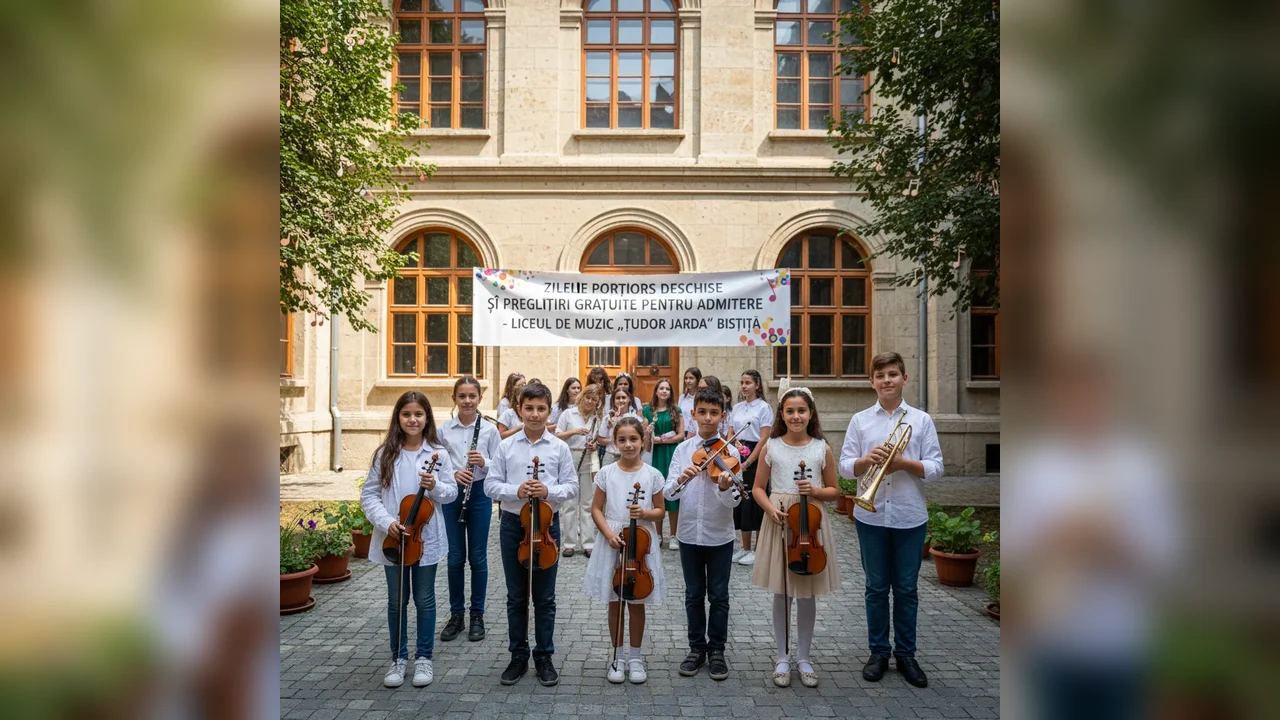Zilele porților deschise la Bistrița și pregătiri gratuite pentru admitere la Liceul de Muzică „Tudor Jarda”